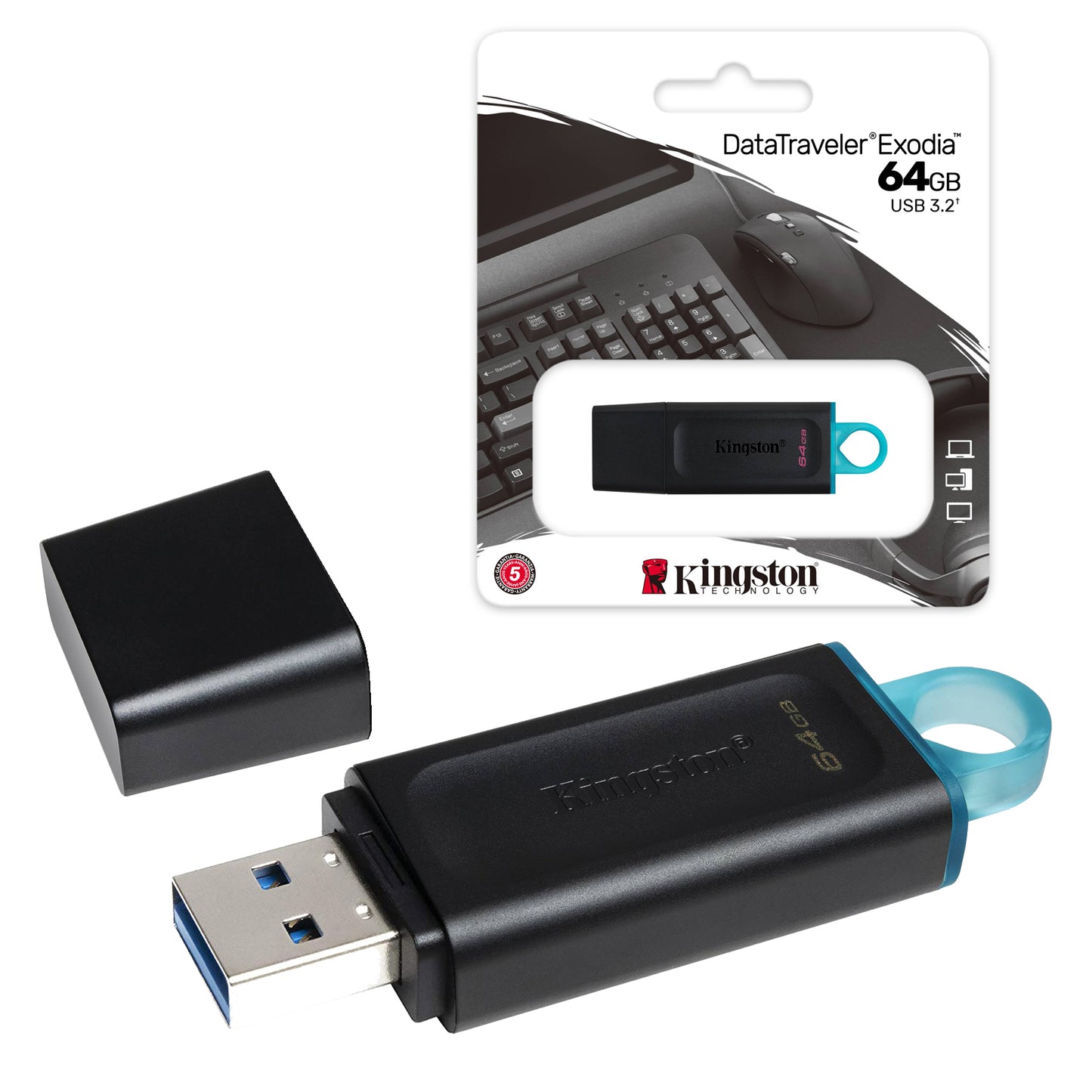 KINGSTON - CHIAVETTA 64 GB - 128GB - 256GB