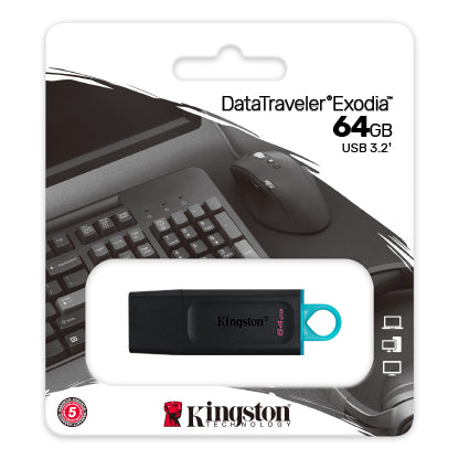 KINGSTON - CHIAVETTA 64 GB - 128GB - 256GB