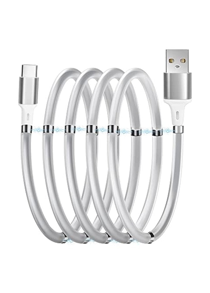 SGS - CAVi AD ANELLI MAGNETICI AUTOAVVOLGENTI 100CM TYPE-C - MICRO USB - LIGHTNING