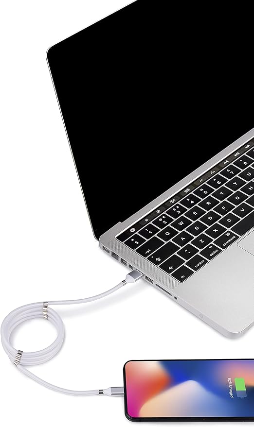 SGS - CAVi AD ANELLI MAGNETICI AUTOAVVOLGENTI 100CM TYPE-C - MICRO USB - LIGHTNING