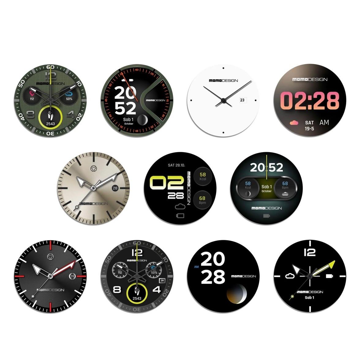 MOMO DESING - smartwatch  Zero AMOLED 1.43" / IP68 pressione sanguigna e frequenza cardiaca