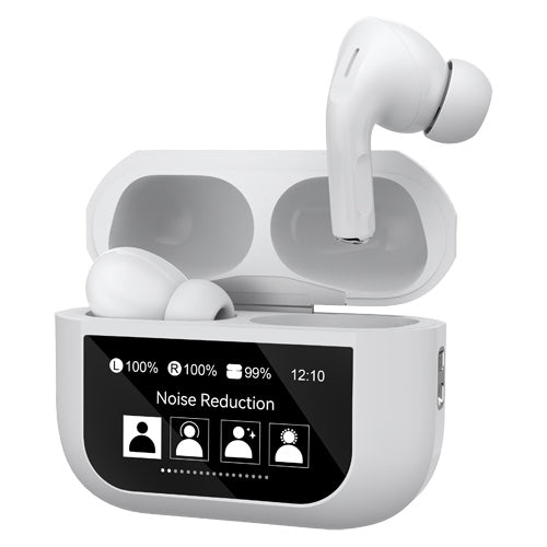 SGS - AIR S5 LCD Auricolari Wireless TWS White con Display Touch