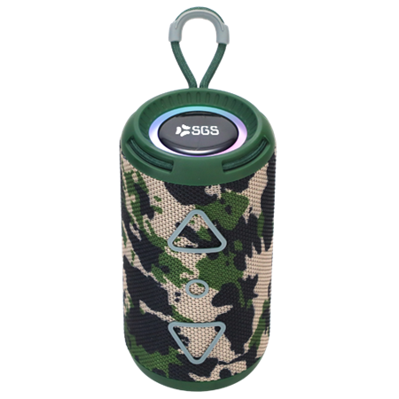 SGS - Airing PRO Cassa Wireless 16W Verde Slot MicroSD USB Mic TWS