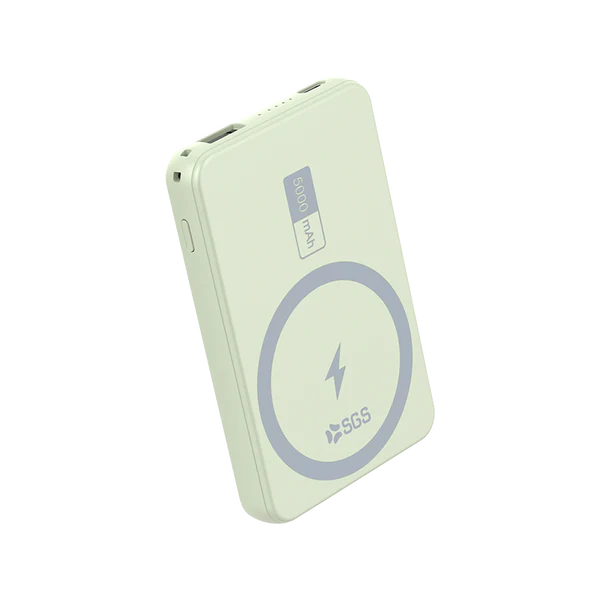 SGS- Powerbank 5000 mAh Wireless MAGSAFE 15W - Output TPC 20W