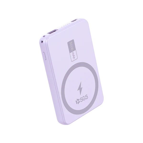 SGS- Powerbank 5000 mAh Wireless MAGSAFE 15W - Output TPC 20W