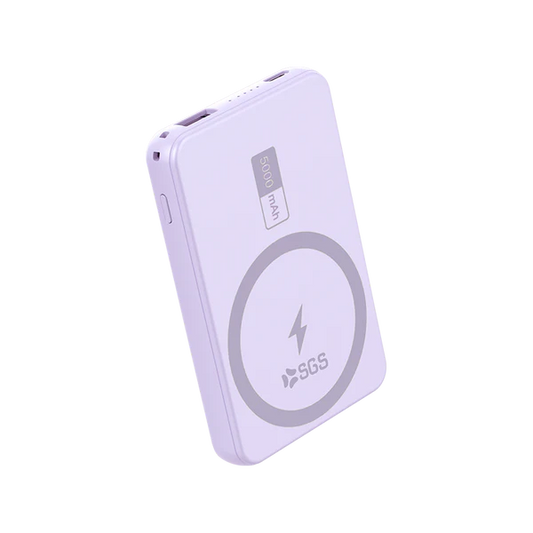 SGS- Powerbank 5000 mAh Wireless MAGSAFE 15W - Output TPC 20W