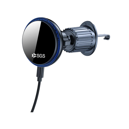 SGS - Supporto Magnetico Da Auto Per Cellulare Con Ricarica Wireless 15W