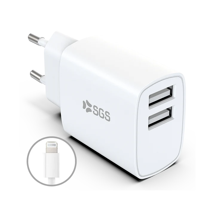 Caricatore Dual USB 2.4Amp 12W + Cavo