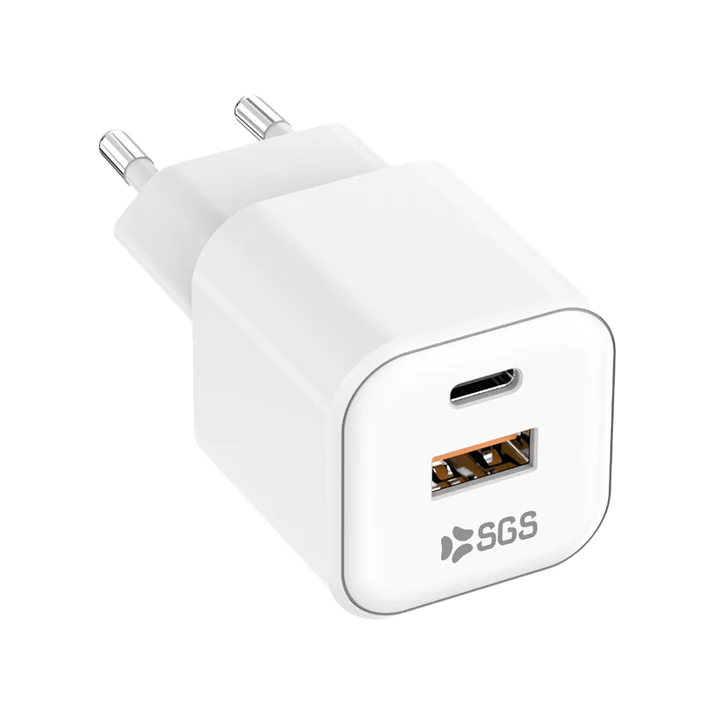 CARICATORE DUAL USB/TYPE CPD GAN 35w BIANCO