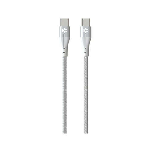 SGS - Cavo Dati/Carica Usb 1 Metro Silver TYPE C-LIFHTNING/TYPE C-TYPE C