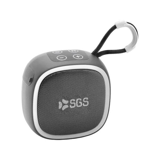 SGS - Airing Cassa Wireless 5W Grigia Slot MicroSD USB - Mic - TWS (Copia) (Copia)
