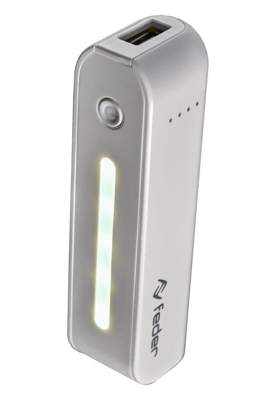 FEDER - PowerBank "Handle" 3200 mA/h con Torcia LED
