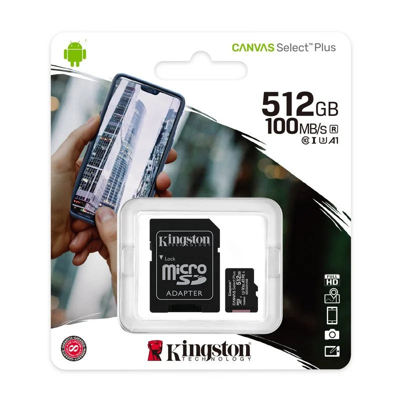 KINGSTON - MICRO SD 64GB - 128GB - 256GB - 512GB