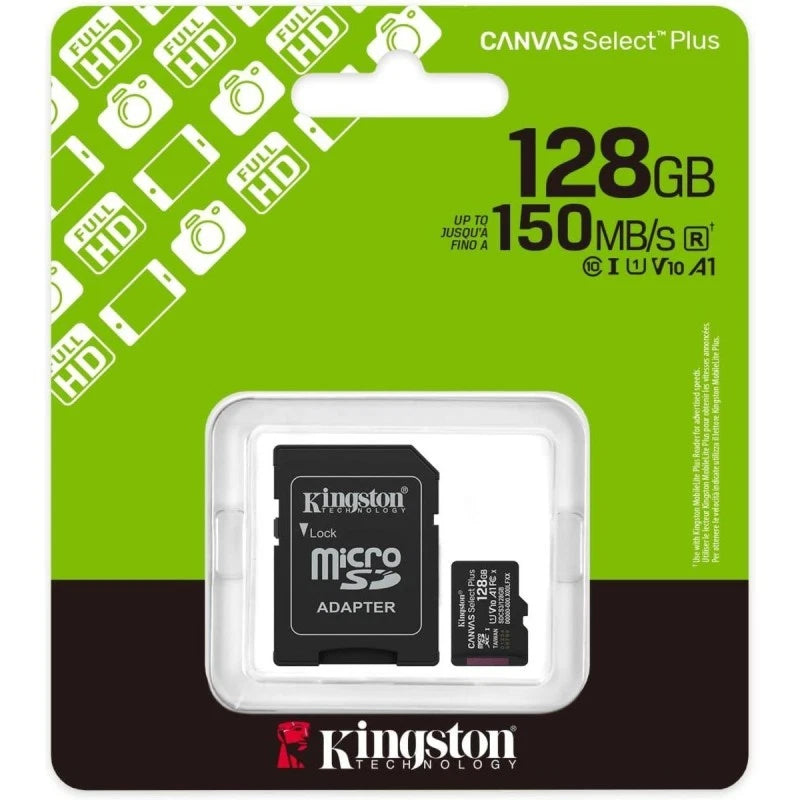 KINGSTON - MICRO SD 64GB - 128GB - 256GB